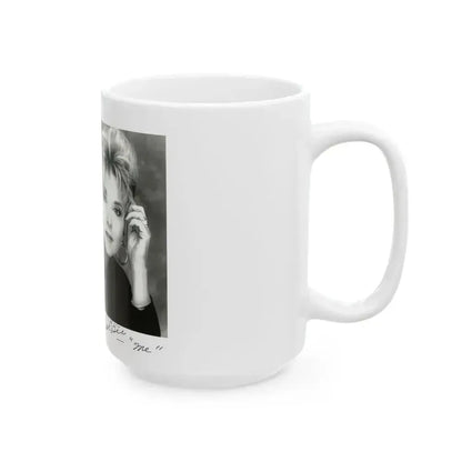 Beverly Garland #102 (Vintage Female Icon) White Coffee Mug - Go Mug Yourself