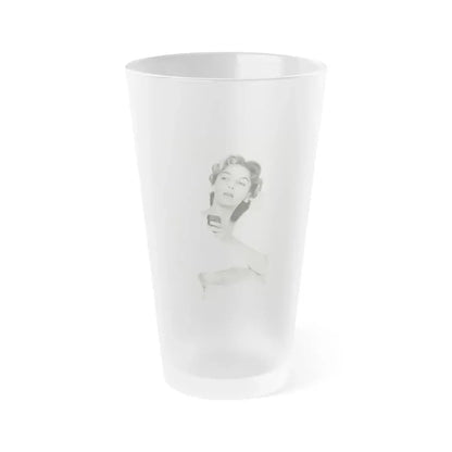 Beverly Garland #104 (Vintage Female Icon) Frosted Pint Glass 16oz 16oz Frosted - Go Mug Yourself