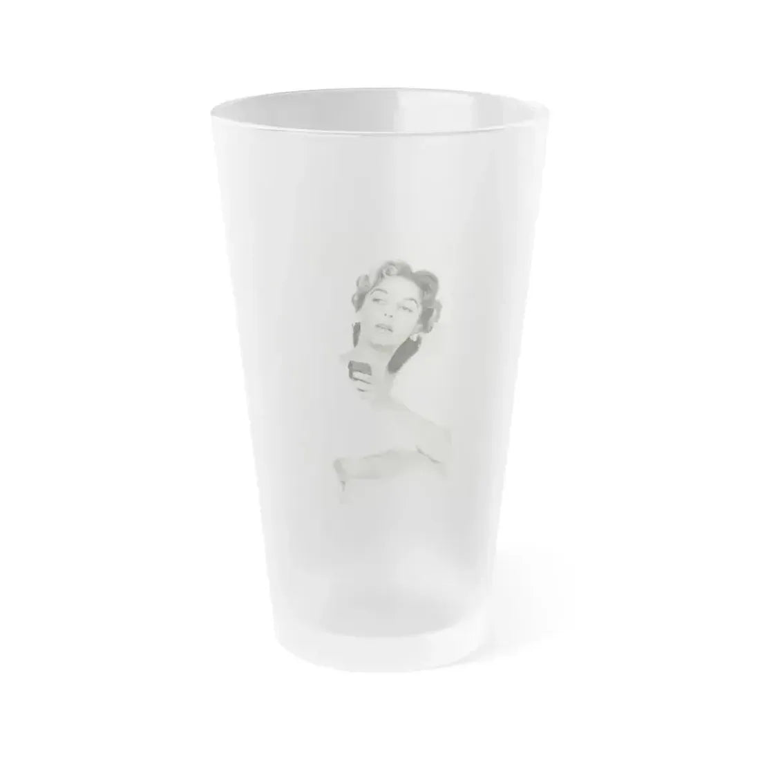 Beverly Garland #104 (Vintage Female Icon) Frosted Pint Glass 16oz 16oz Frosted - Go Mug Yourself