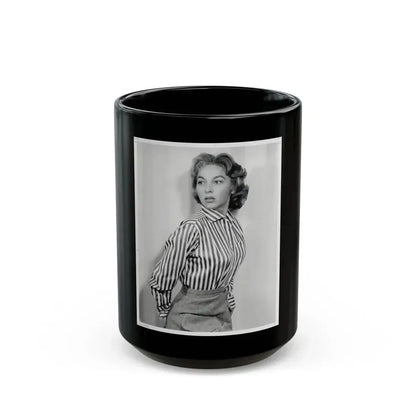 Beverly Garland #105 (Vintage Female Icon) Black Coffee Mug 15oz - Go Mug Yourself