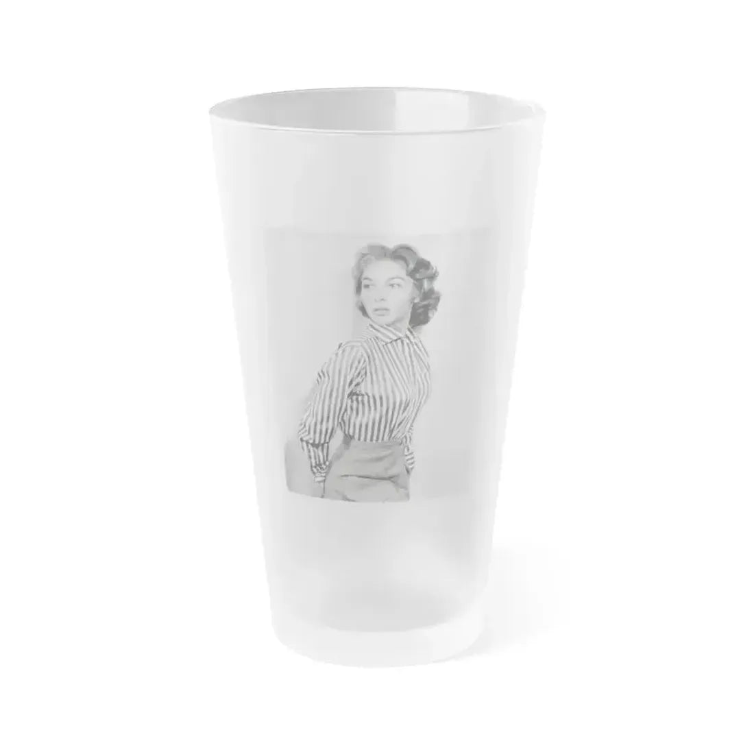 Beverly Garland #105 (Vintage Female Icon) Frosted Pint Glass 16oz 16oz Frosted - Go Mug Yourself