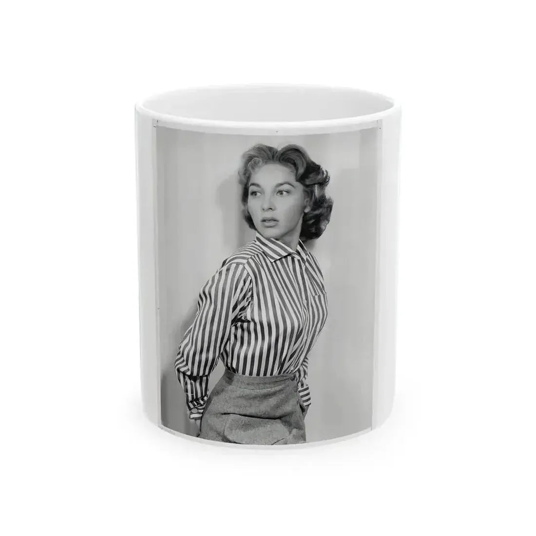 Beverly Garland #105 (Vintage Female Icon) White Coffee Mug 11oz - Go Mug Yourself
