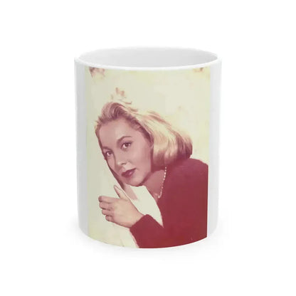 Beverly Garland #106 (Vintage Female Icon) White Coffee Mug 11oz - Go Mug Yourself