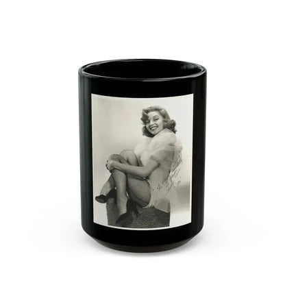 Beverly Garland #107 (Vintage Female Icon) Black Coffee Mug 15oz - Go Mug Yourself