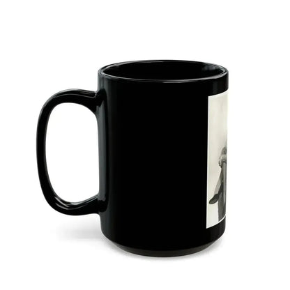 Beverly Garland #107 (Vintage Female Icon) Black Coffee Mug - Go Mug Yourself