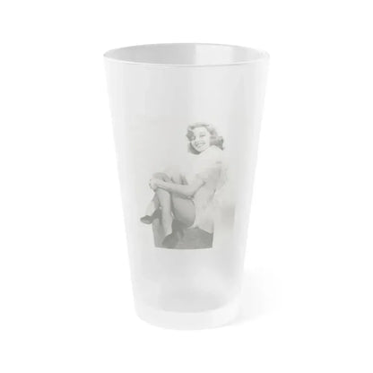 Beverly Garland #107 (Vintage Female Icon) Frosted Pint Glass 16oz - Go Mug Yourself