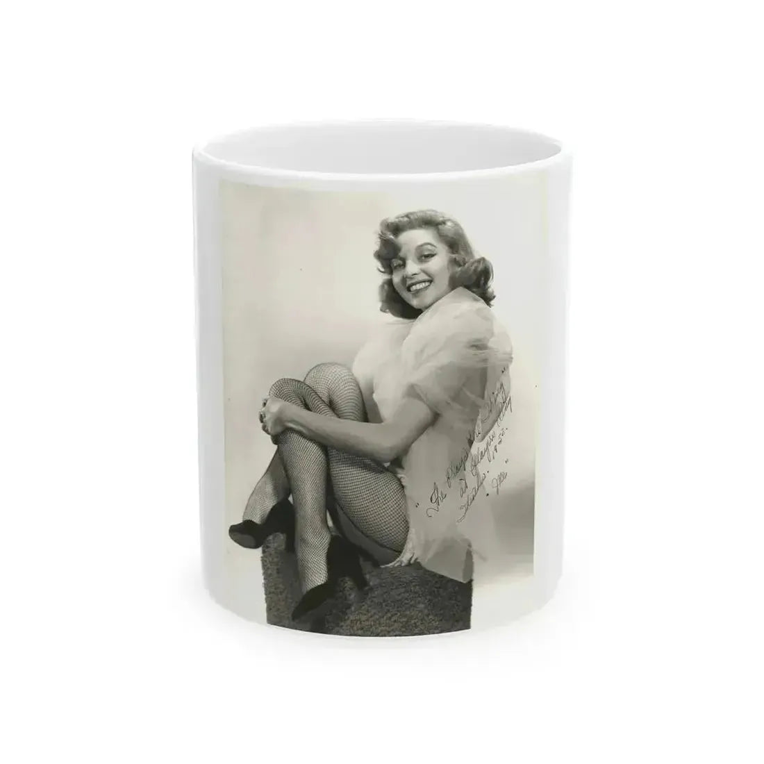 Beverly Garland #107 (Vintage Female Icon) White Coffee Mug 11oz - Go Mug Yourself