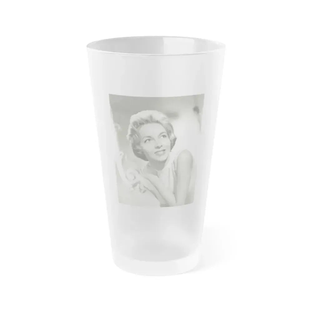 Beverly Garland #109 (Vintage Female Icon) Frosted Pint Glass 16oz 16oz Frosted - Go Mug Yourself