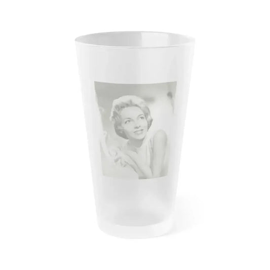 Beverly Garland #109 (Vintage Female Icon) Frosted Pint Glass 16oz 16oz Frosted - Go Mug Yourself