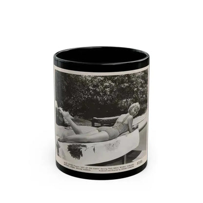 Beverly Garland #110 - 8x10 Vintage B&W 1-Piece Swimsuit Cheesecake Promo Photo from ''Not Of This Earth'' '57 (Vintage Female Icon) Black Coffee Mug 11oz - Go Mug Yourself