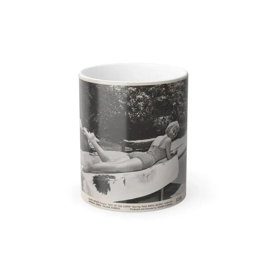 Beverly Garland #110 - 8x10 Vintage B&W 1-Piece Swimsuit Cheesecake Promo Photo from ''Not Of This Earth'' '57 (Vintage Female Icon) Color Changing Mug 11oz 11oz - Go Mug Yourself