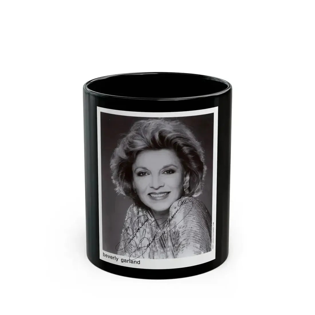Beverly Garland #111 (Vintage Female Icon) Black Coffee Mug 11oz - Go Mug Yourself