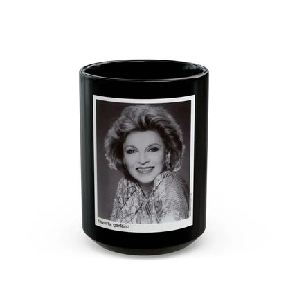 Beverly Garland #111 (Vintage Female Icon) Black Coffee Mug 15oz - Go Mug Yourself
