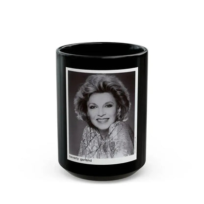 Beverly Garland #111 (Vintage Female Icon) Black Coffee Mug 15oz - Go Mug Yourself