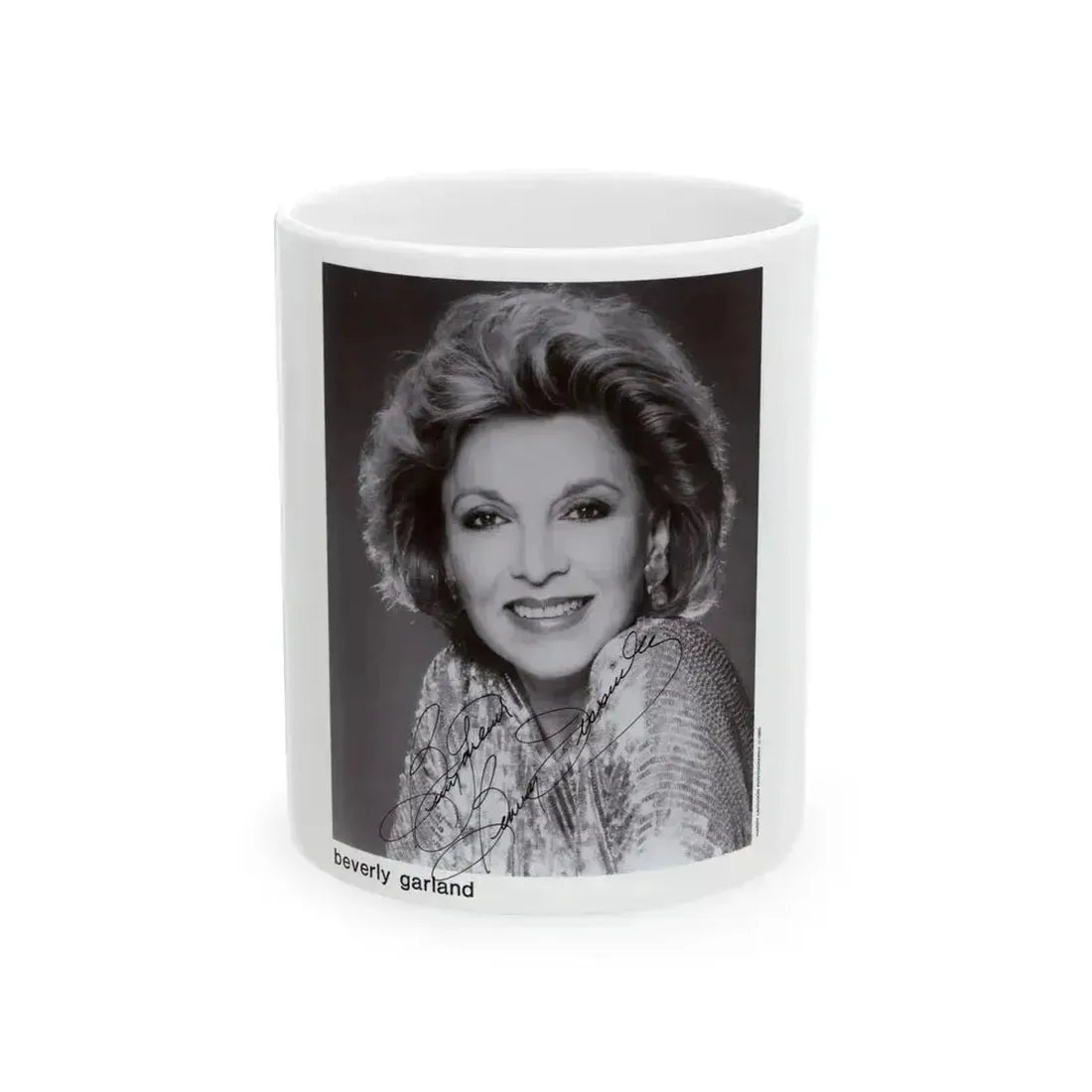 Beverly Garland #111 (Vintage Female Icon) White Coffee Mug 11oz - Go Mug Yourself