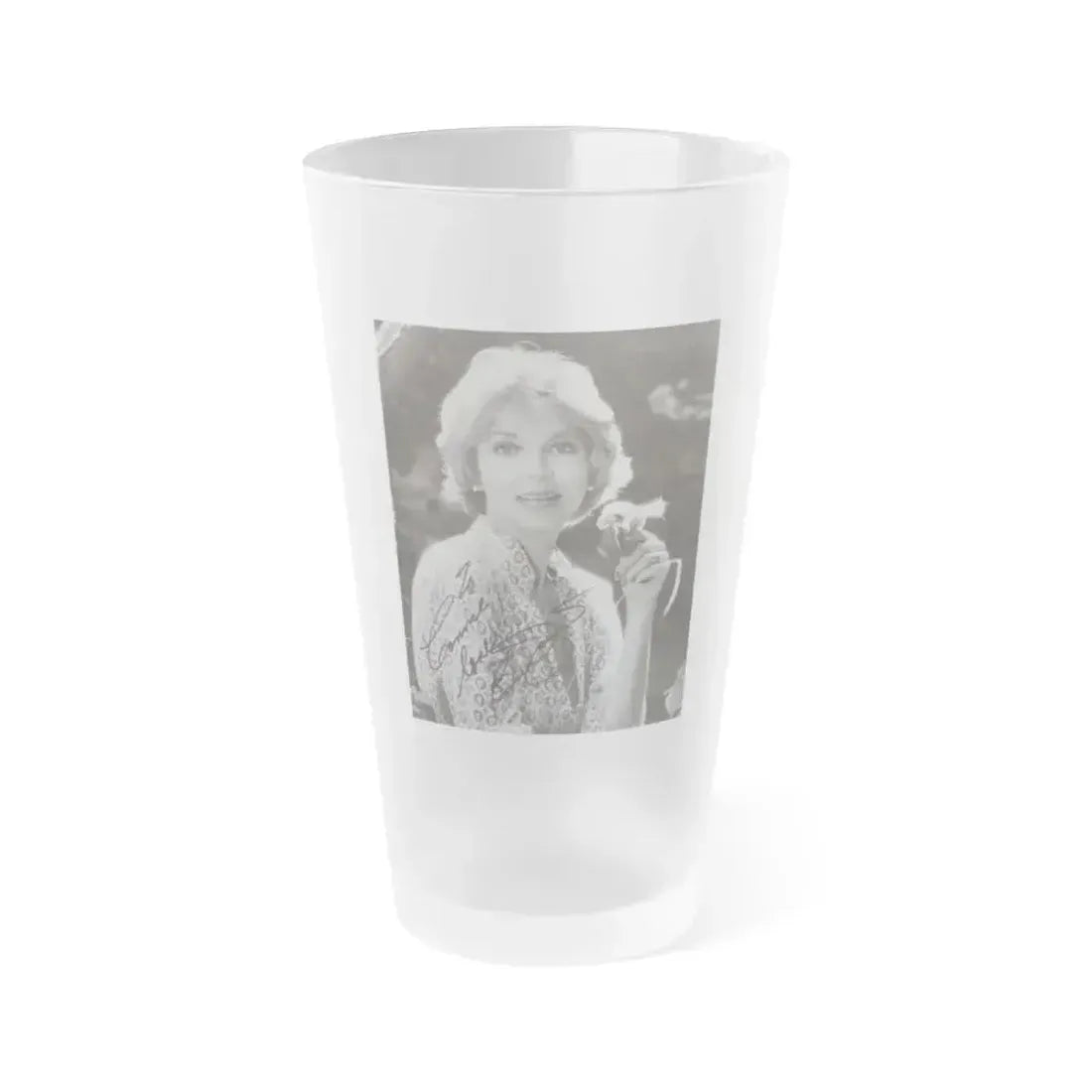 Beverly Garland #116 (Vintage Female Icon) Frosted Pint Glass 16oz 16oz Frosted - Go Mug Yourself