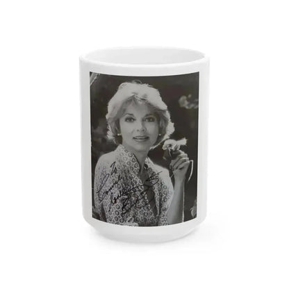 Beverly Garland #116 (Vintage Female Icon) White Coffee Mug 15oz - Go Mug Yourself