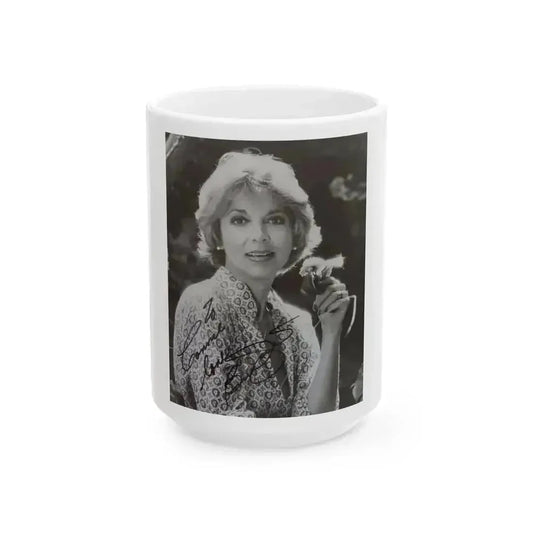 Beverly Garland #116 (Vintage Female Icon) White Coffee Mug 15oz - Go Mug Yourself