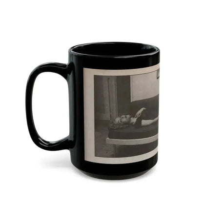 Beverly Garland #122 - Filmfax Mag. Issue #60 Spring '97 - 1 B&W Photo (Vintage Female Icon) Black Coffee Mug - Go Mug Yourself