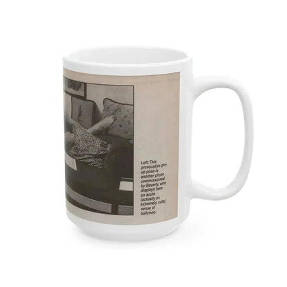 Beverly Garland #122 - Filmfax Mag. Issue #60 Spring '97 - 1 B&W Photo (Vintage Female Icon) White Coffee Mug - Go Mug Yourself