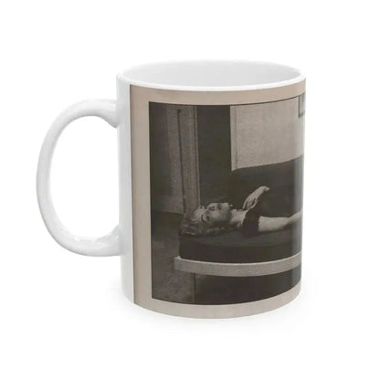 Beverly Garland #122 - Filmfax Mag. Issue #60 Spring '97 - 1 B&W Photo (Vintage Female Icon) White Coffee Mug - Go Mug Yourself