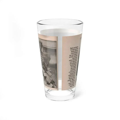Beverly Garland #123 - Filmfax Mag. Issue #60 Spring '97 - 2 B&W Photos (Vintage Female Icon) Pint Glass 16oz - Go Mug Yourself