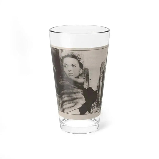 Beverly Garland #125 - Filmfax Mag. Issue #60 Spring '97 - 1 B&W Photo (Vintage Female Icon) Pint Glass 16oz 16oz - Go Mug Yourself
