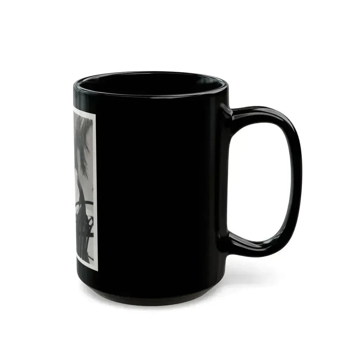 Beverly Garland #129 - 8x10 B&W Glamour Portrait (Vintage Female Icon) Black Coffee Mug - Go Mug Yourself