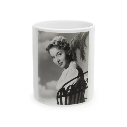 Beverly Garland #129 - 8x10 B&W Glamour Portrait (Vintage Female Icon) White Coffee Mug 11oz - Go Mug Yourself