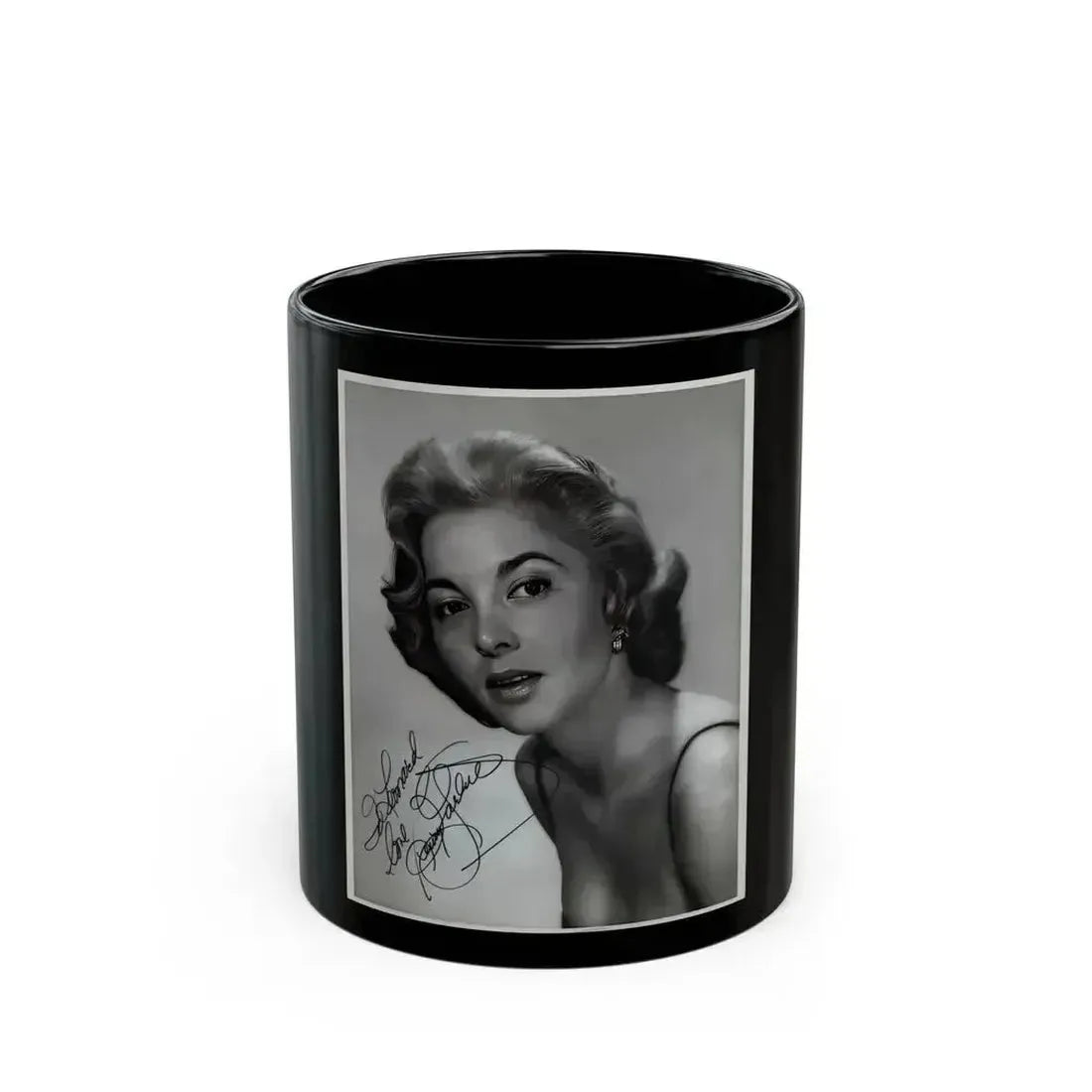 Beverly Garland #13 (Vintage Female Icon) Black Coffee Mug 11oz - Go Mug Yourself