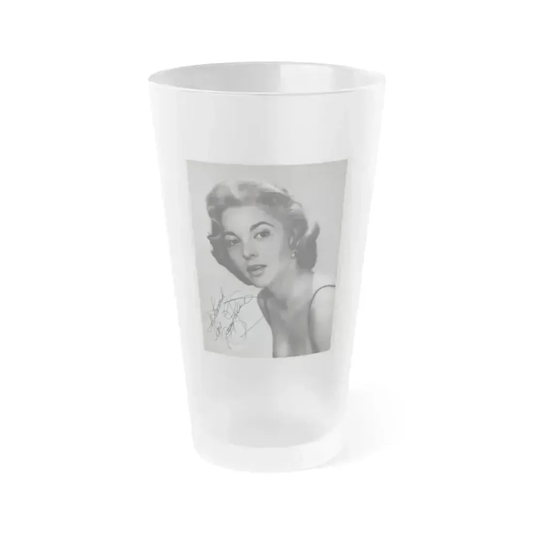 Beverly Garland #13 (Vintage Female Icon) Frosted Pint Glass 16oz 16oz Frosted - Go Mug Yourself