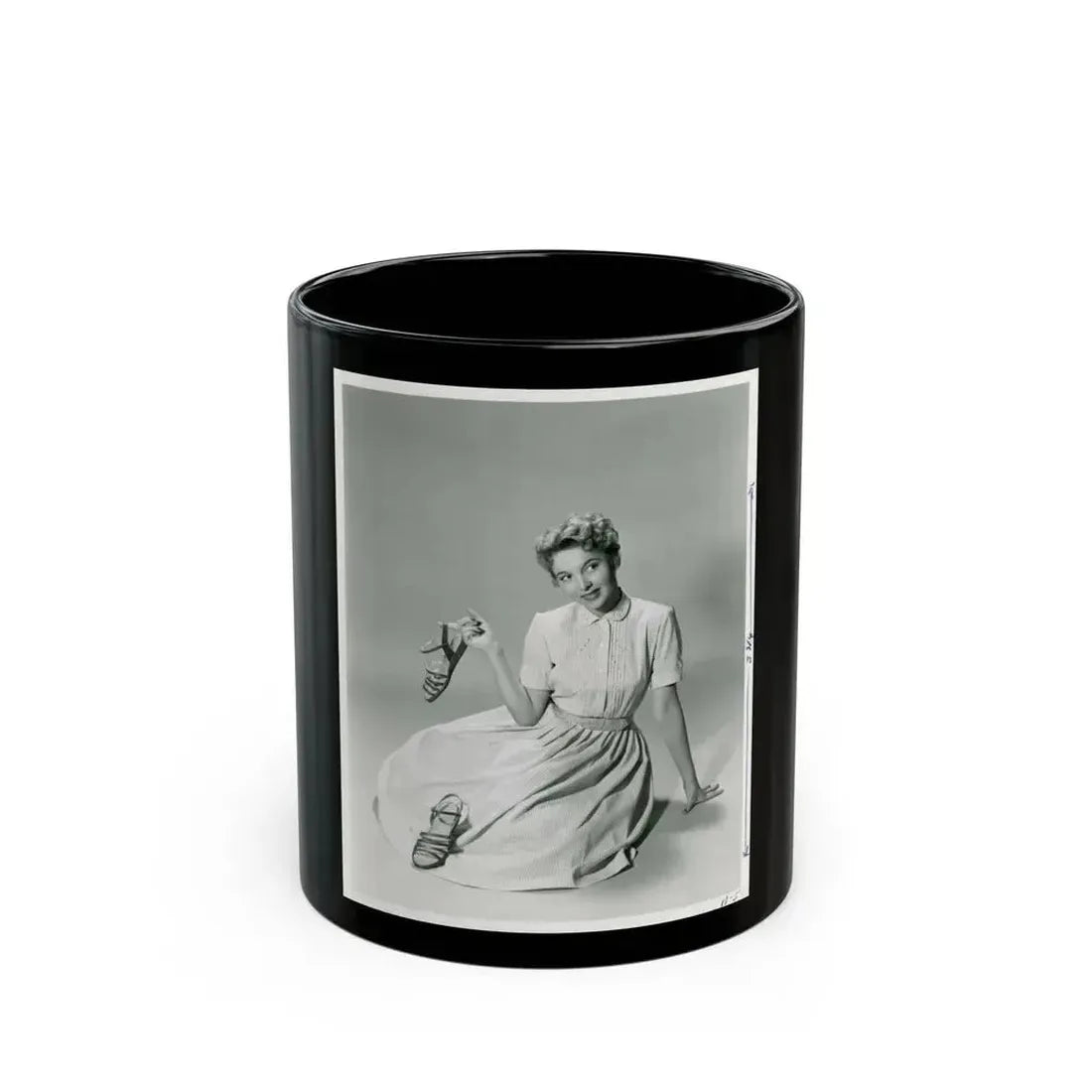 Beverly Garland #130 (Vintage Female Icon) Black Coffee Mug 11oz - Go Mug Yourself