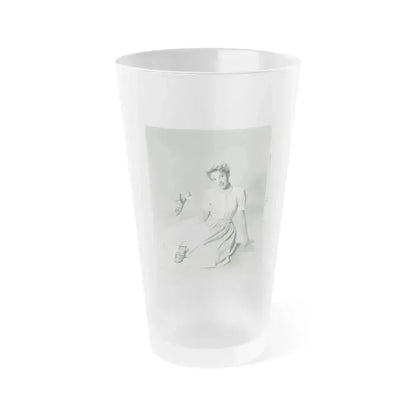 Beverly Garland #130 (Vintage Female Icon) Frosted Pint Glass 16oz 16oz Frosted - Go Mug Yourself
