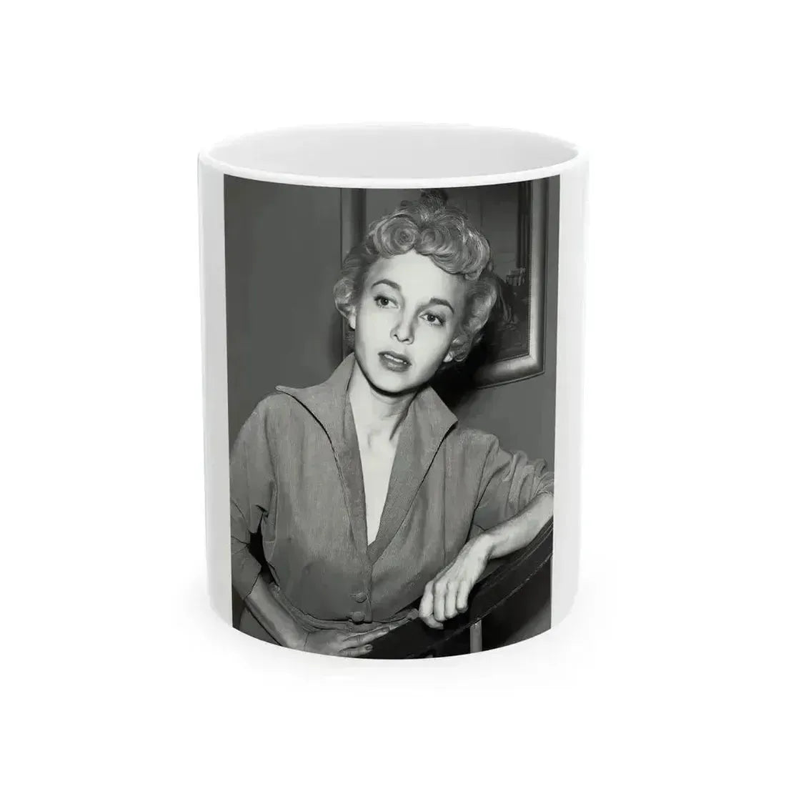 Beverly Garland #135 (Vintage Female Icon) White Coffee Mug 11oz - Go Mug Yourself