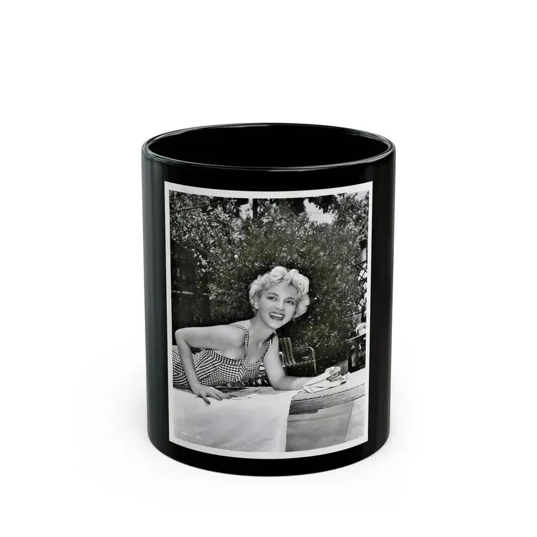 Beverly Garland #138 (Vintage Female Icon) Black Coffee Mug 11oz - Go Mug Yourself