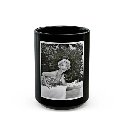 Beverly Garland #138 (Vintage Female Icon) Black Coffee Mug 15oz - Go Mug Yourself