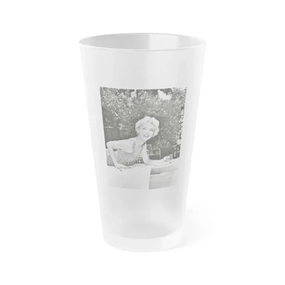 Beverly Garland #138 (Vintage Female Icon) Frosted Pint Glass 16oz 16oz Frosted - Go Mug Yourself