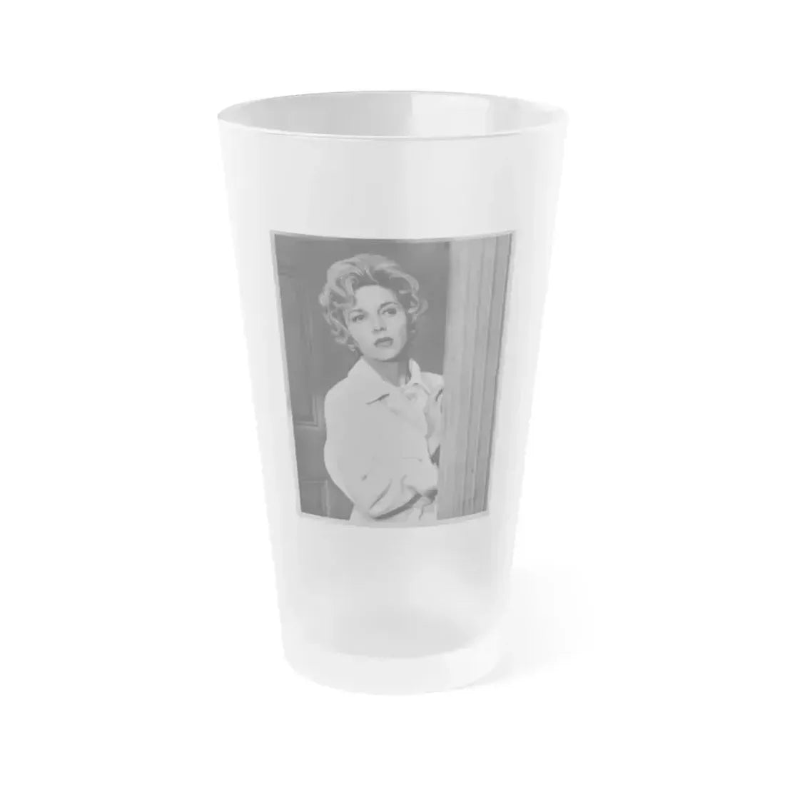 Beverly Garland #139 (Vintage Female Icon) Frosted Pint Glass 16oz 16oz Frosted - Go Mug Yourself
