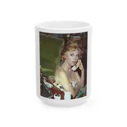 Beverly Garland #140 (Vintage Female Icon) White Coffee Mug 15oz - Go Mug Yourself