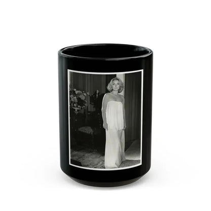 Beverly Garland #142 (Vintage Female Icon) Black Coffee Mug 15oz - Go Mug Yourself