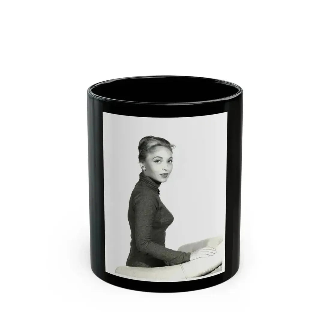 Beverly Garland #143 (Vintage Female Icon) Black Coffee Mug 11oz - Go Mug Yourself