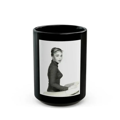 Beverly Garland #143 (Vintage Female Icon) Black Coffee Mug 15oz - Go Mug Yourself