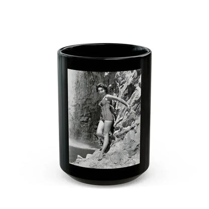 Beverly Garland #145 (Vintage Female Icon) Black Coffee Mug 15oz - Go Mug Yourself
