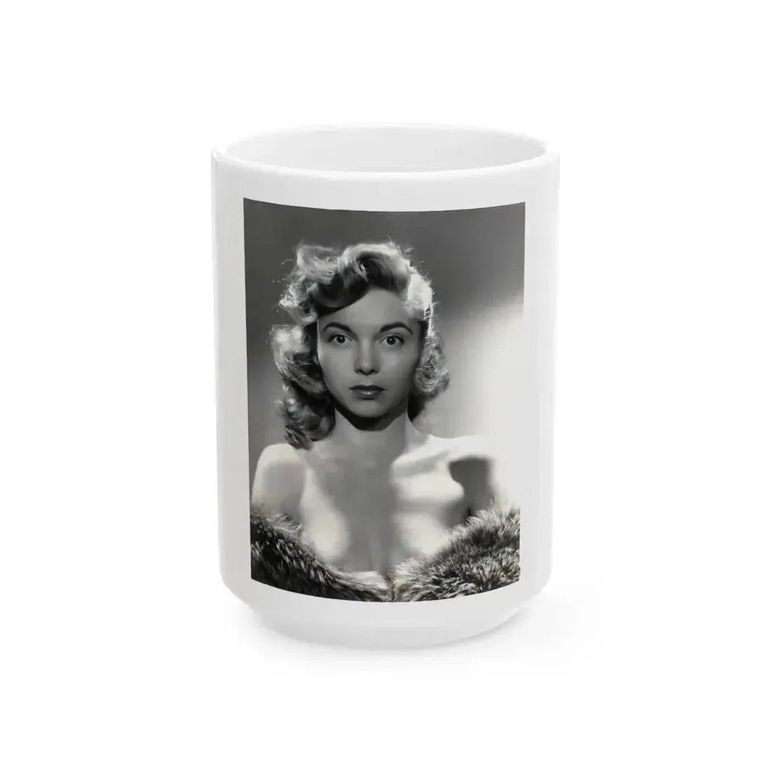 Beverly Garland #146 (Vintage Female Icon) White Coffee Mug 15oz - Go Mug Yourself