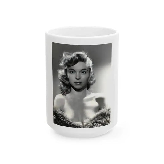 Beverly Garland #146 (Vintage Female Icon) White Coffee Mug 15oz - Go Mug Yourself