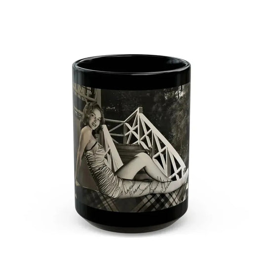 Beverly Garland #147 (Vintage Female Icon) Black Coffee Mug 15oz - Go Mug Yourself