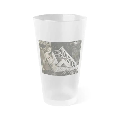 Beverly Garland #147 (Vintage Female Icon) Frosted Pint Glass 16oz 16oz Frosted - Go Mug Yourself