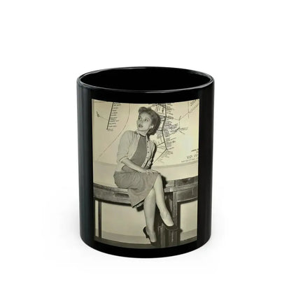 Beverly Garland #148 (Vintage Female Icon) Black Coffee Mug 11oz - Go Mug Yourself