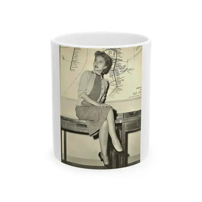 Beverly Garland #148 (Vintage Female Icon) White Coffee Mug 11oz - Go Mug Yourself