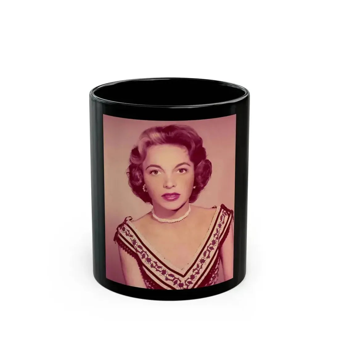 Beverly Garland #149 (Vintage Female Icon) Black Coffee Mug 11oz - Go Mug Yourself